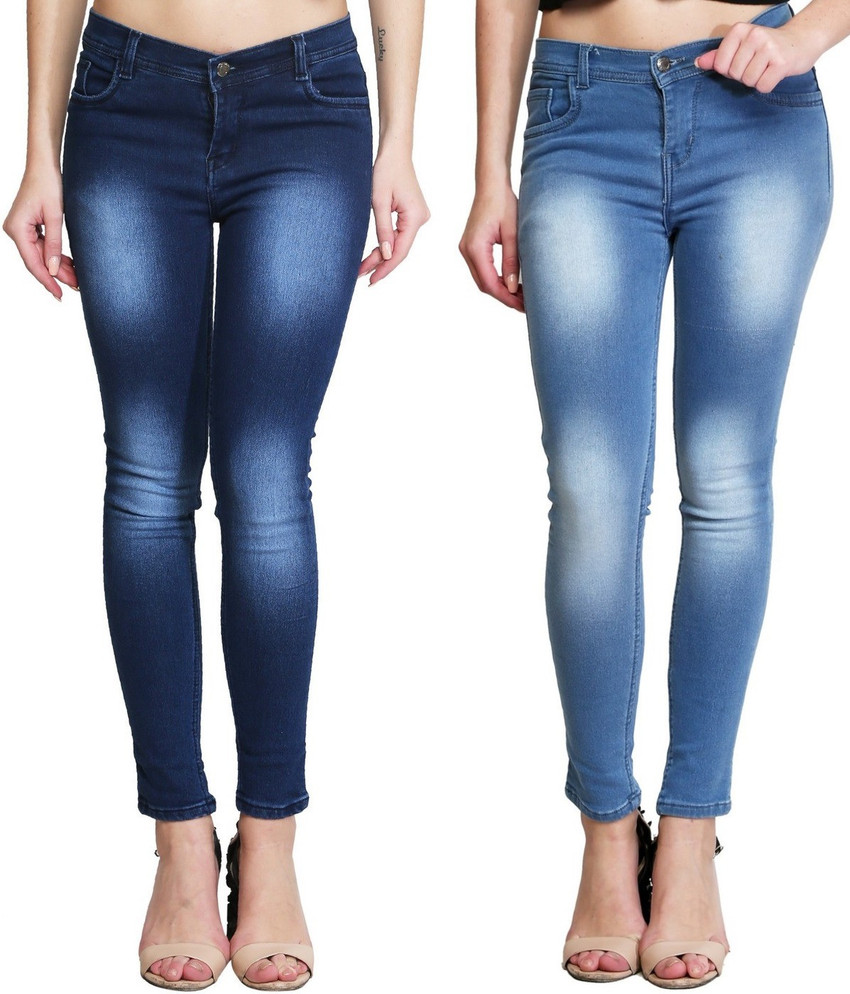 A-Okay Slim Women Dark Blue, Green 