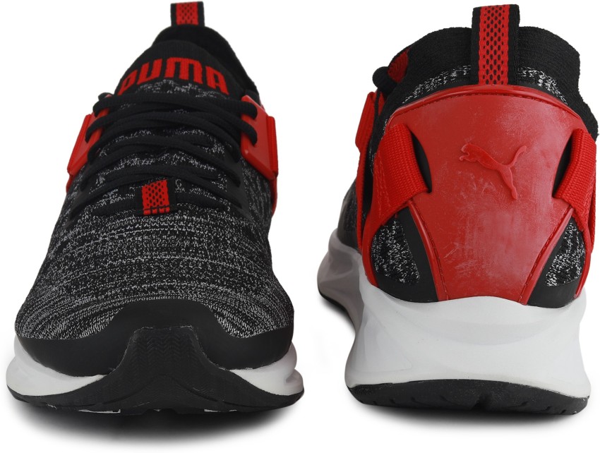 puma ignite evoknit low red