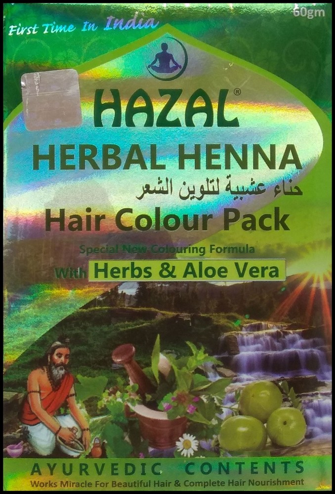 Hazal Herbal Henna Natural Soft Black (Hair Color Pack) with Herbs & Aloe  Vera (Pack of 3) , Natural Soft Black - Price in India, Buy Hazal Herbal  Henna Natural Soft Black (