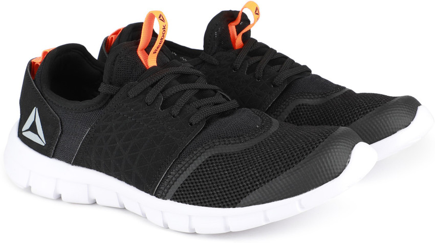 Reebok hurtle runner black running shoes clearance