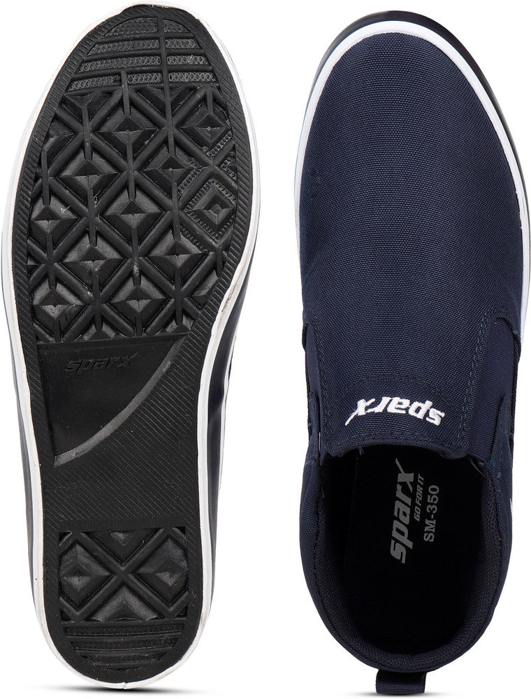 Sparx Men SM-350 Navy Blue White Slip 