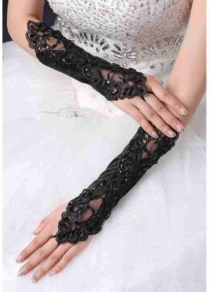 Floral Pattern Gloves