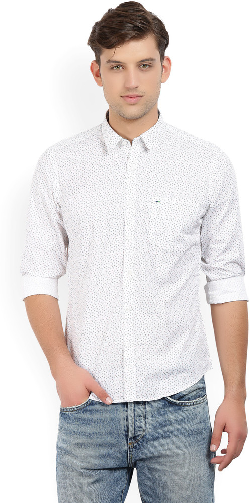INDIGO NATION Men Printed Formal White 