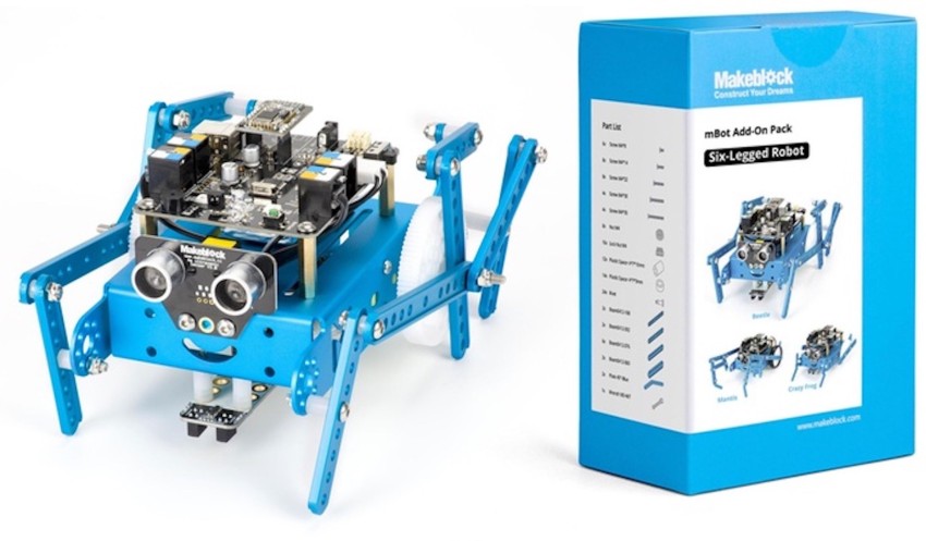 Makeblock mBot Robot Kit + Six-Legged Add-on Pack