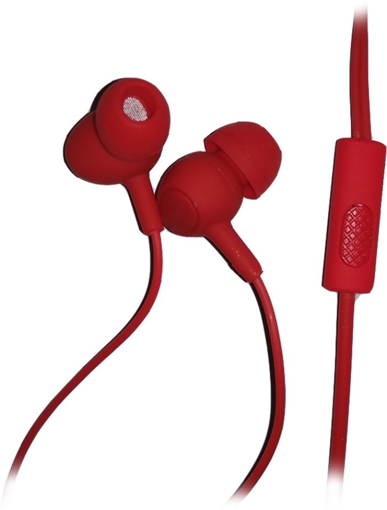 HELENA Super Bass Earphone With Mic Red Color Wired Headset Price in India  Buy HELENA Super Bass Earphone With Mic Red Color Wired Headset Online  HELENA