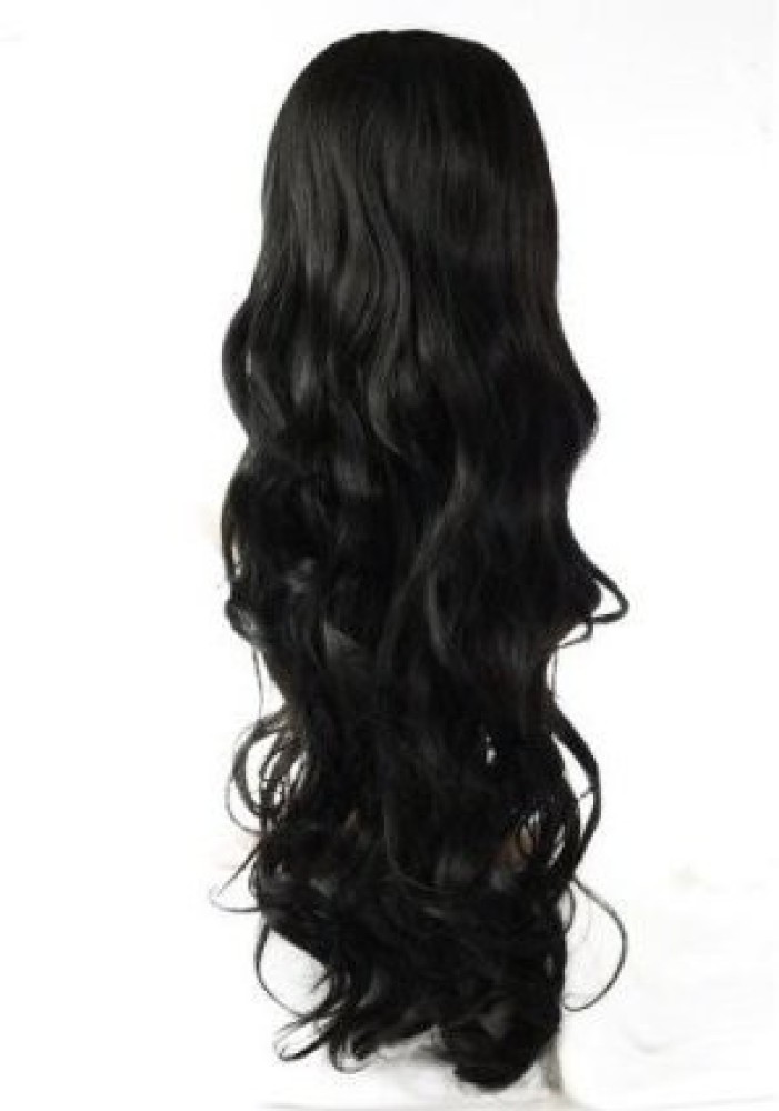 Black & Black Brown Monofilament Hair Skin Wig, For Personal And Parlour