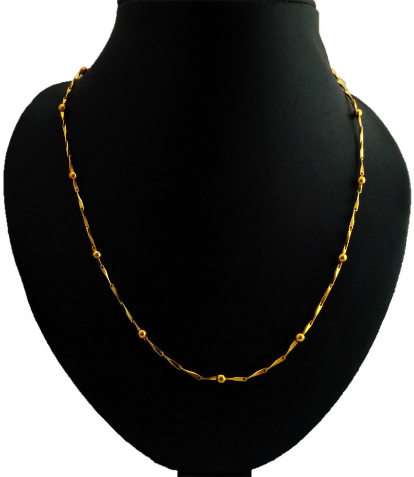 panassh stylish designer chain Gold plated Plated Brass Chain
