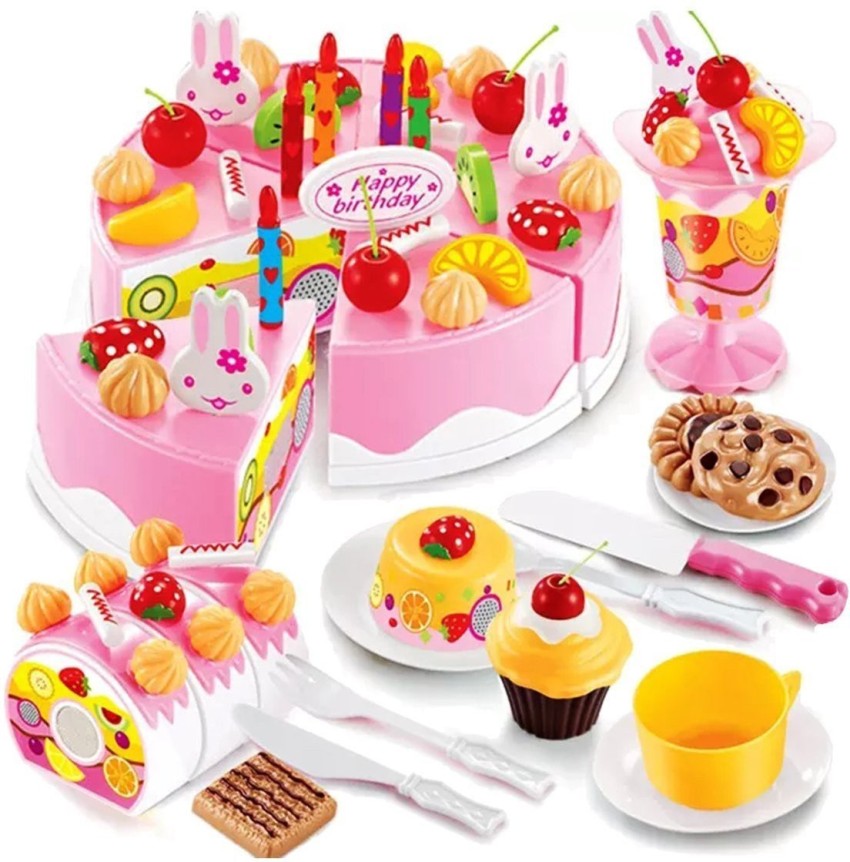 Birthday Cake Toy for Children & Kids, DIY Birthday Cake Model with Sound  Recorder Function Birthday Present Gift : Children's Day