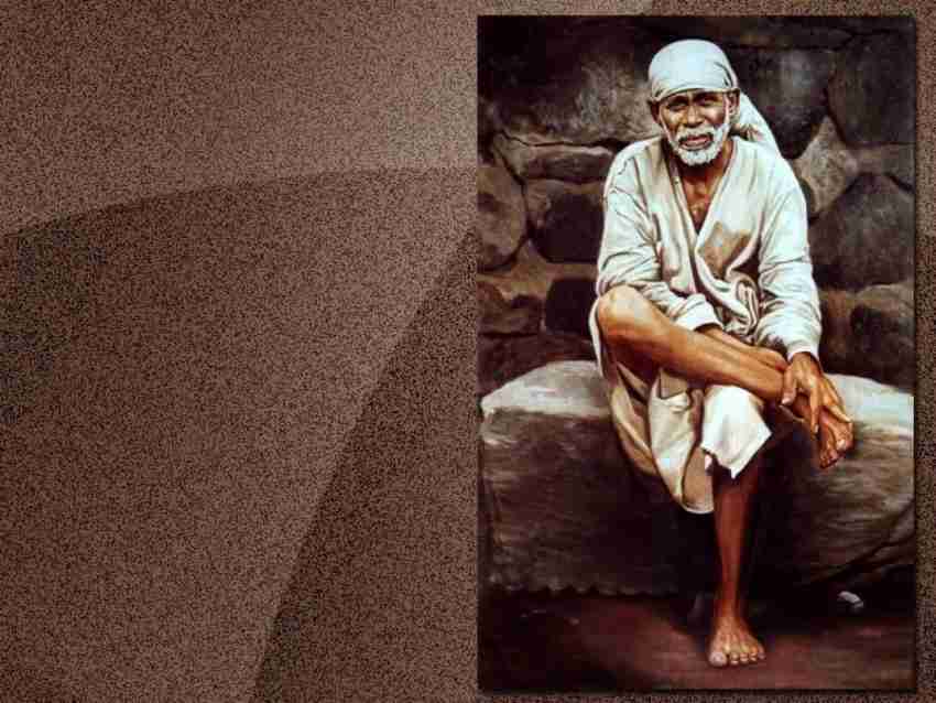 Lord Shirdi Sai Baba Beautiful Vinyl Poster Paper Print - Religious posters  in India - Buy art, film, design, movie, music, nature and educational  paintings/wallpapers at 