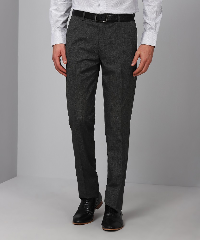 Wills Lifestyle Grey Self Design Slim Fit Formal Trouser 6720882htm  Buy  Wills Lifestyle Grey Self Design Slim Fit Formal Trouser 6720882htm online  in India