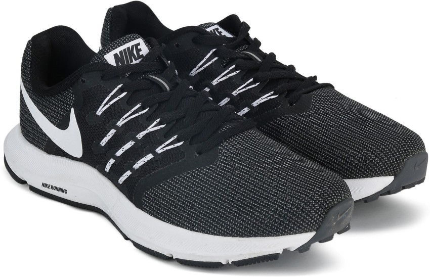 NIKE RUN SWIFT Running Shoes For Men - Buy BLACK WHITE - DARK GREY Color NIKE RUN SWIFT Running Shoes For Men Online at Best Price - Shop Online for Footwears