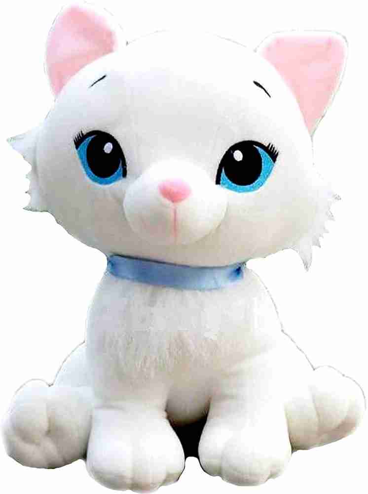 white cat doll