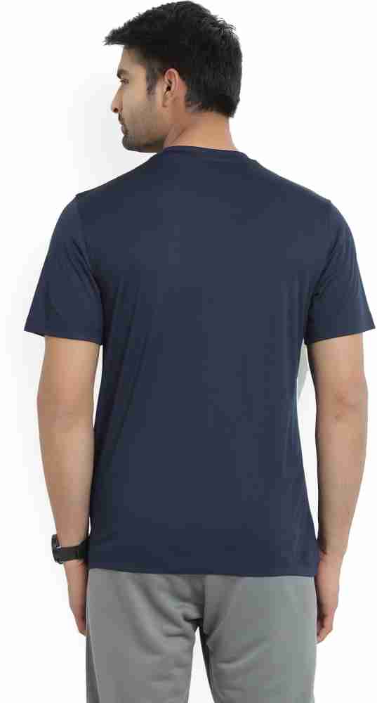 Reebok Men's T-Shirt - Navy - XL