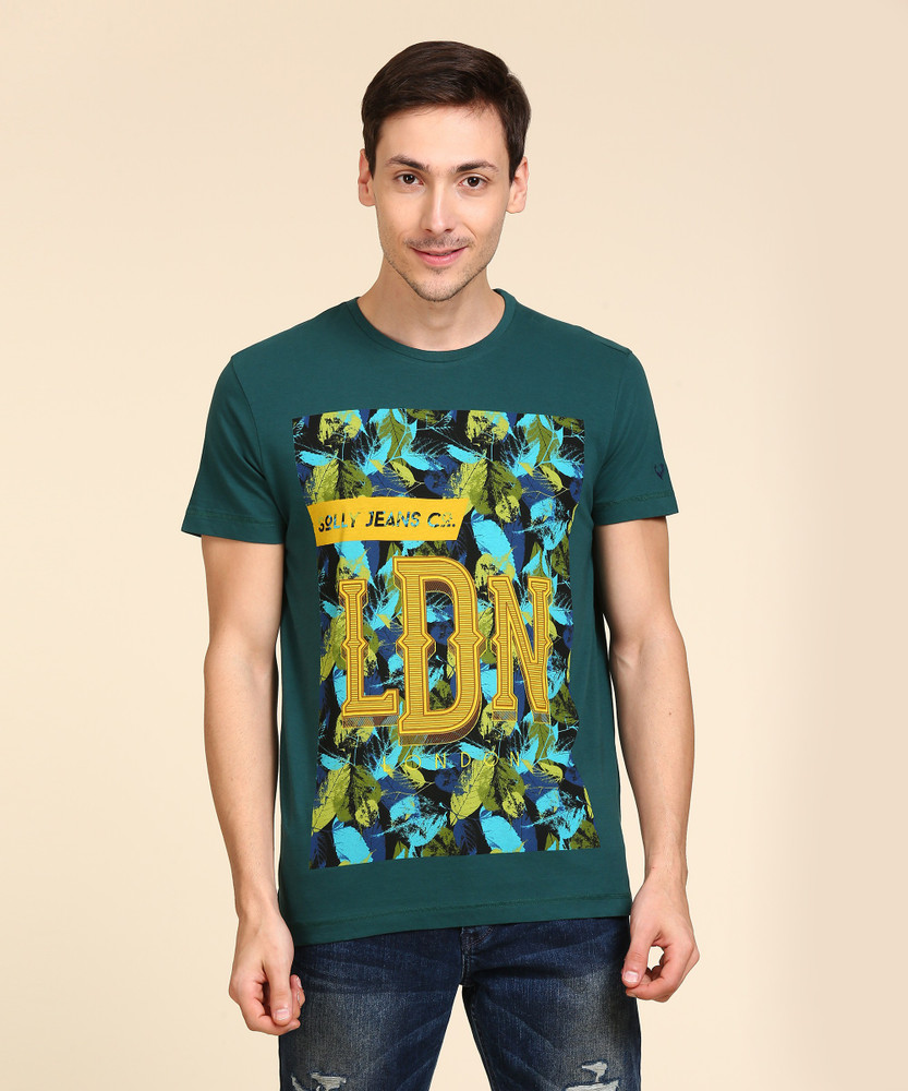 Solly Jeans Co Printed Men Round Neck 