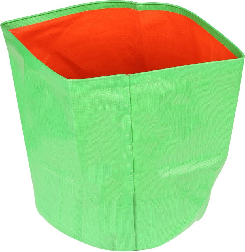 YUVAGREEN HDPE UV Treated Round Green Grow Bag (9x9) for Flowers