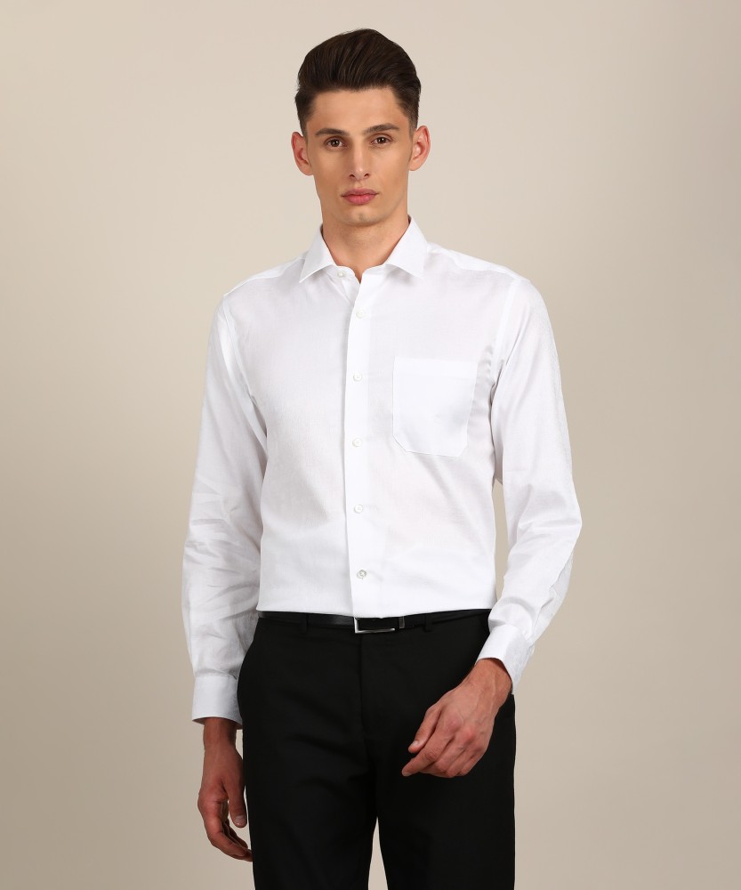 Louis Philippe Men White Shirt