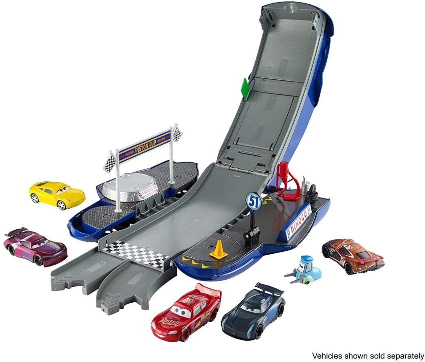 Disney Pixar Cars Pull Backs Dinoco Lightning McQueen Vehicle - Epic Kids  Toys