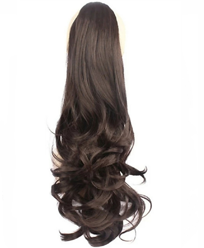 Pema Hair Extensions And Wigs Long Hair Smooth and Silky Straight Synthetic Hair  Extensions for Women, Black : Amazon.in: Beauty