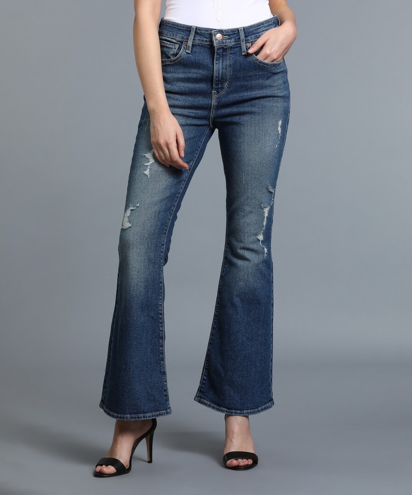 Entdecken Mehr Als 60 Levis Flared Jeans Womens Super Heiß Vn 8117