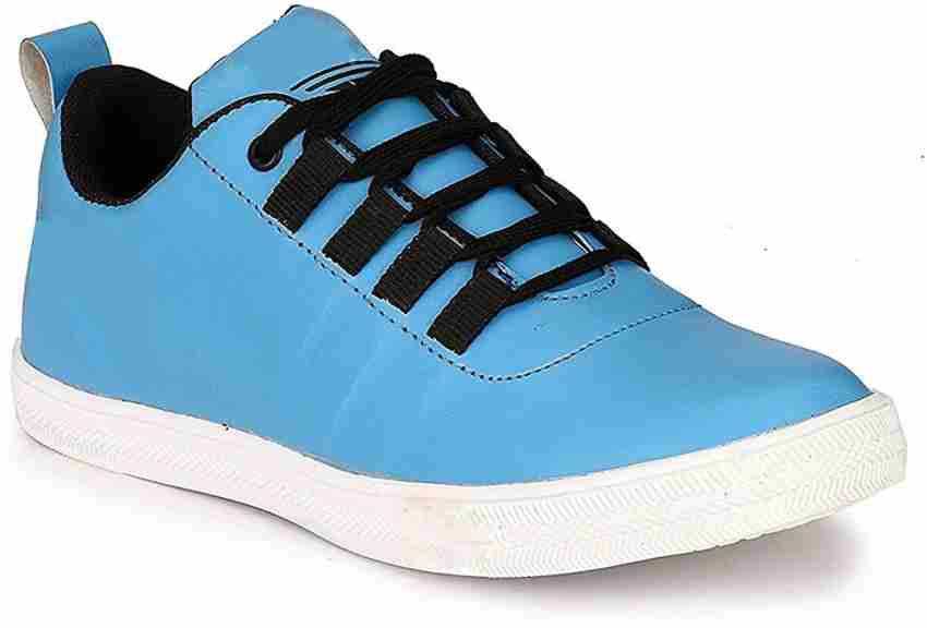 Buy Sky Blue Sneakers for Men by GO21 Online