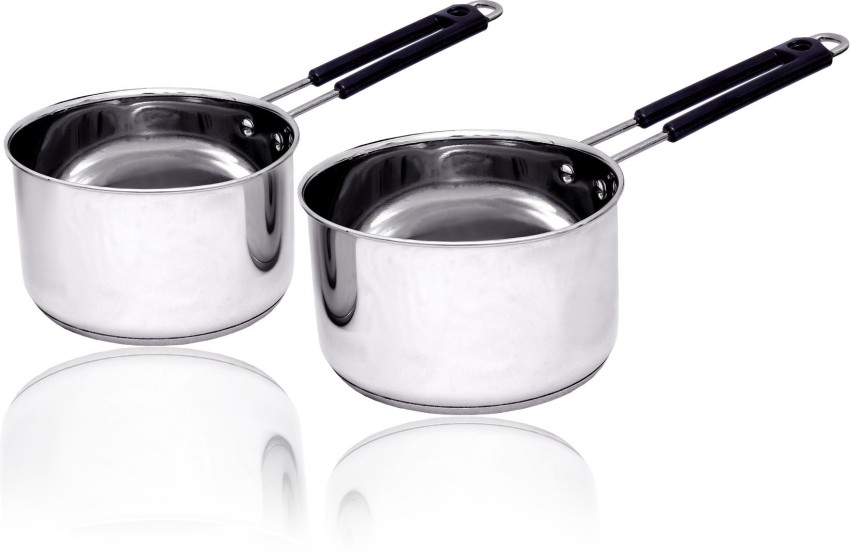 RBGIIT Milk Pot SaucepanSteel Milk Pan with Lids Induction And gas Stove  Cookware Set Price in India - Buy RBGIIT Milk Pot SaucepanSteel Milk Pan  with Lids Induction And gas Stove Cookware