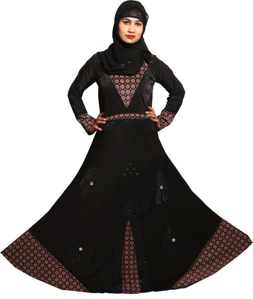 Just Khatoon ABA000166 Lycra Soft, Hijab, Designer Burka, Hijaab ...