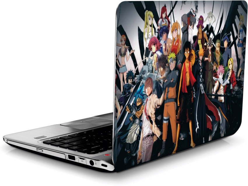 50 Pack of Black and White Anime Stickers for LaptopWater BottlePhone  Case  Inox Wind