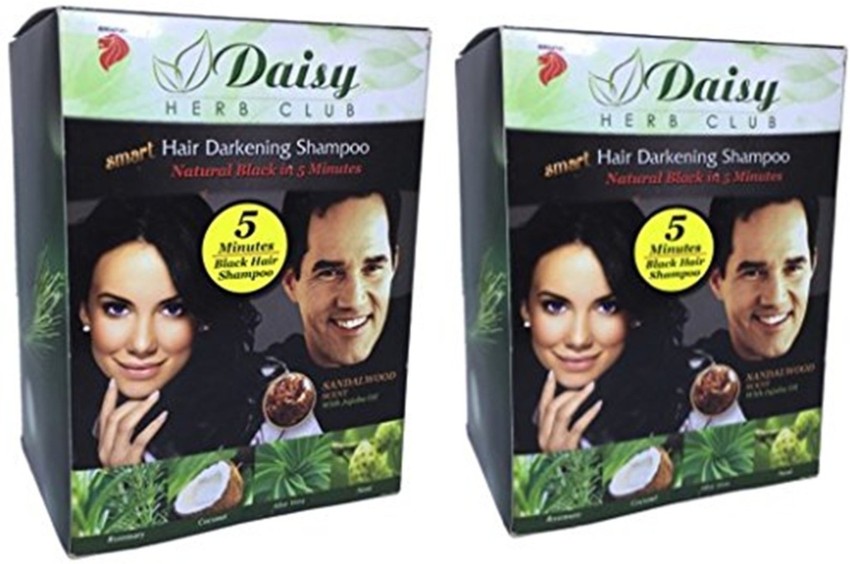 Daisy Herb Club Smart Hair darkening Shampoo 20 packs  Black  Price in  India Buy Daisy Herb Club Smart Hair darkening Shampoo 20 packs  Black  Online In India Reviews Ratings  Features  Flipkartcom