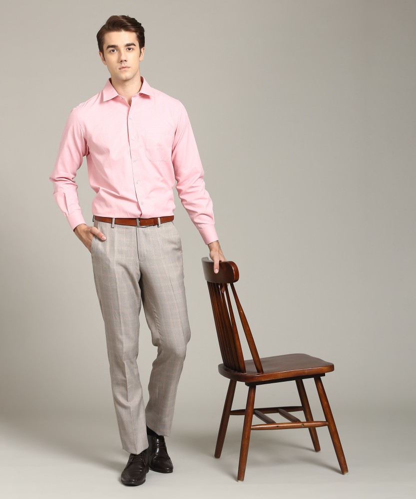 Arrow Formal Shirts  Buy Arrow Men Light Pink Spread Collar Patterned  Formal Shirt Online  Nykaa Fashion