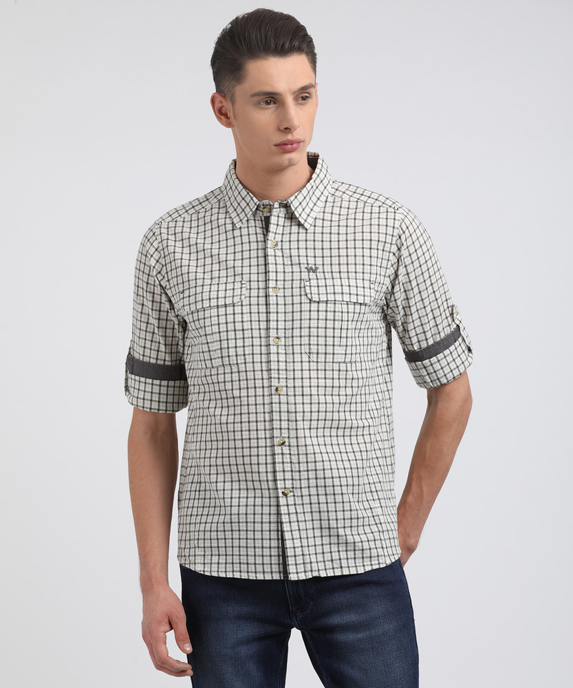 Wildcraft Men Checkered Casual 
