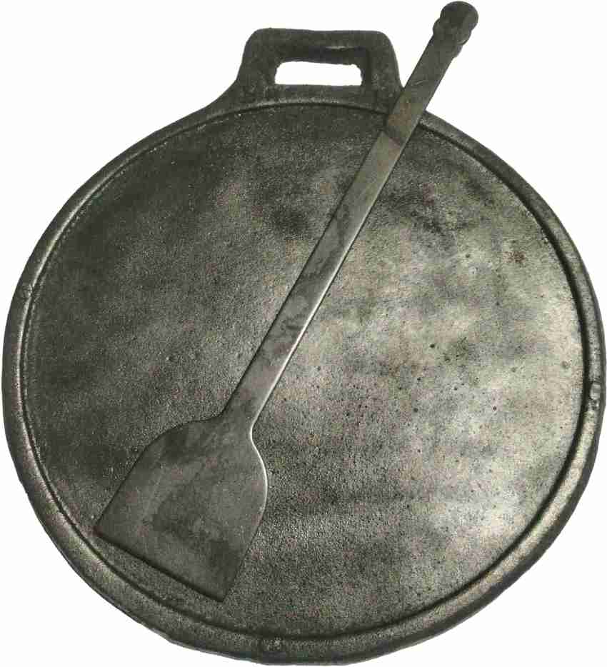  MYNAKSHA Iron Dosa Tawa/Iron Dosa Kallu Cookware/Large