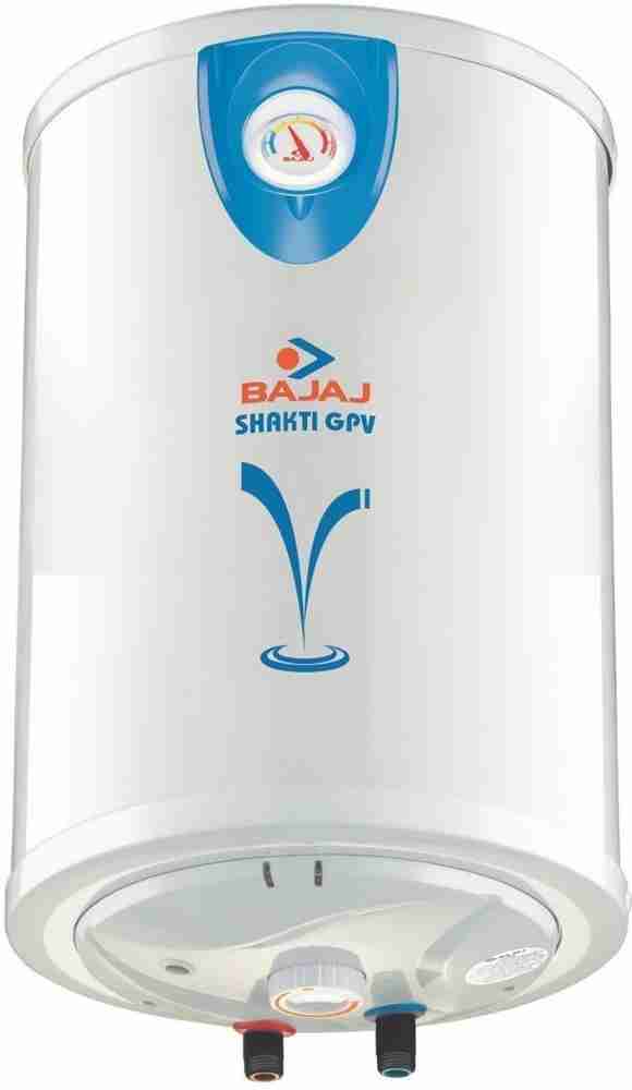 BAJAJ 10 L Storage Water Geyser (Shakti GPV 10-Litre Storage Water Heater,  White) Price in India - Buy BAJAJ 10 L Storage Water Geyser (Shakti GPV 10- Litre Storage Water Heater, White) online