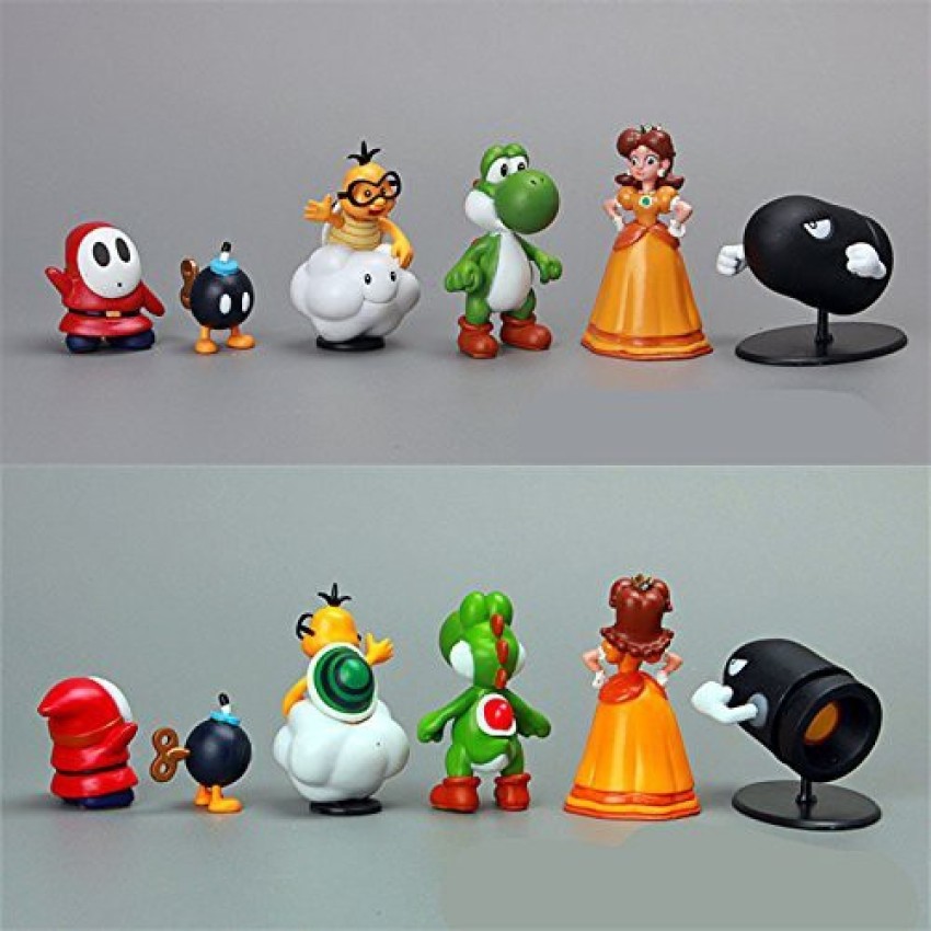 8 Pcs Super Mario Luigi Yoshi Toad Princesa Wario Dk Goomba - Super Size  Figure Collection - Colecionáveis - Magazine Luiza