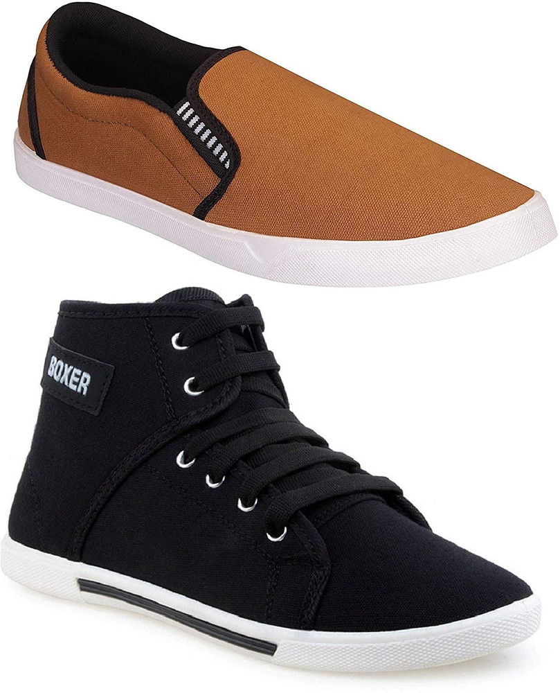 PEXLO Combo Pack of 2 Casual Shoes 
