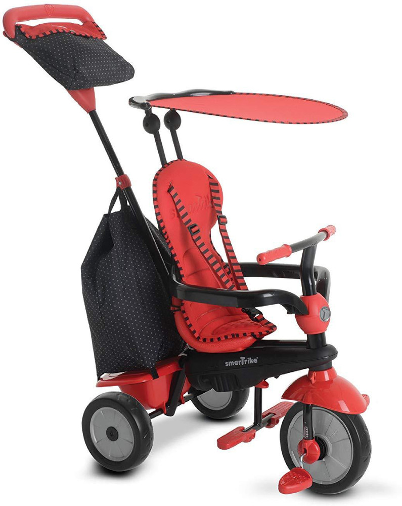 smart trike red and black