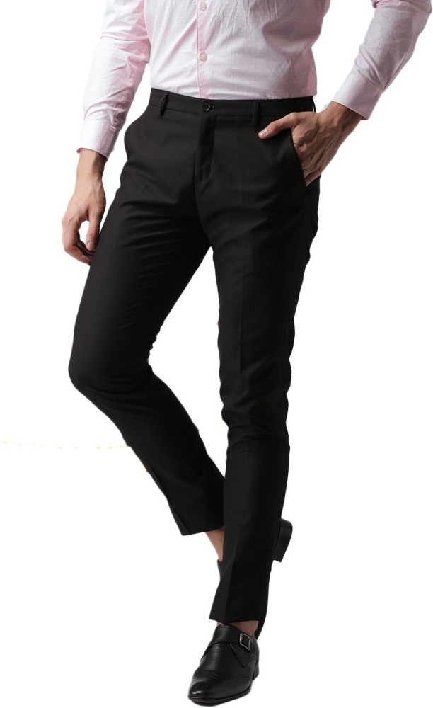 INVICTUS Regular Fit Men Black Trousers  Buy INVICTUS Regular Fit Men  Black Trousers Online at Best Prices in India  Flipkartcom