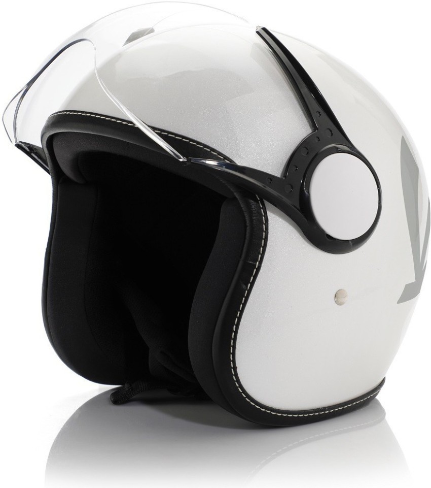 Vespa Colour Helmet - White Motorbike Helmet - Buy Vespa Colour Helmet - White Motorbike Helmet Online at Best Prices in India
