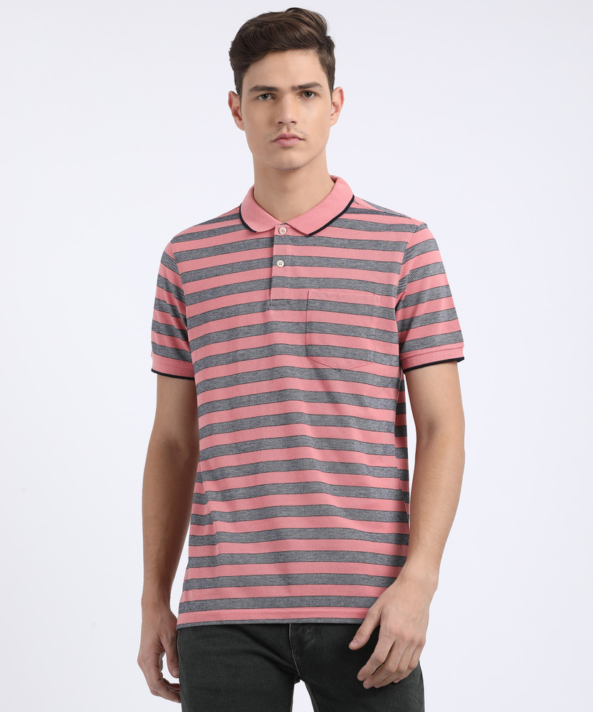 Spiritus by Pantaloons Striped Men Polo 
