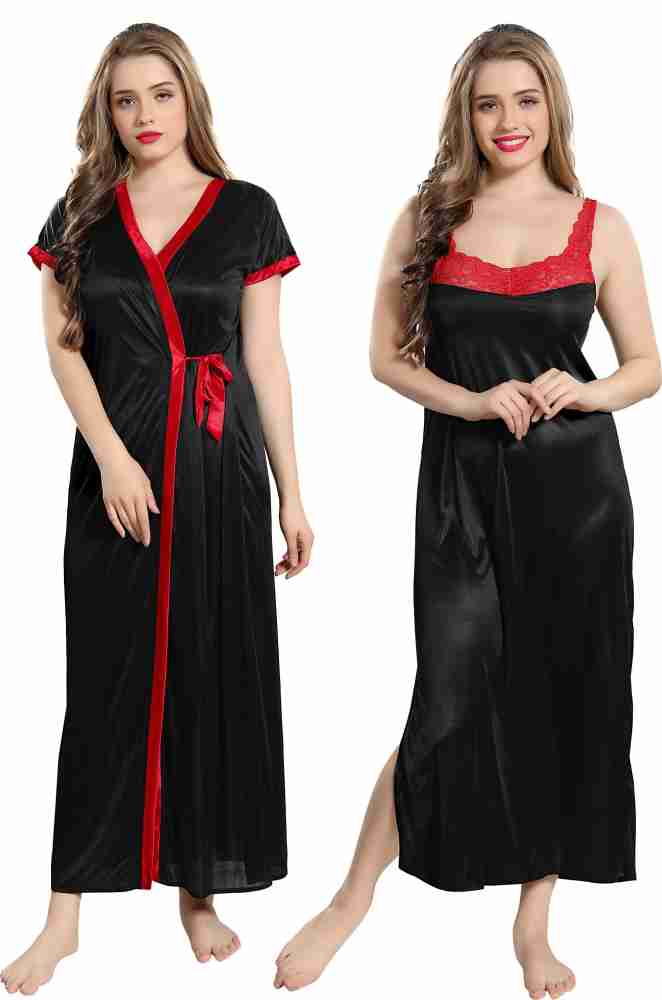 AV2 Women Nighty with Robe - Buy AV2 Women Nighty with Robe Online at Best  Prices in India