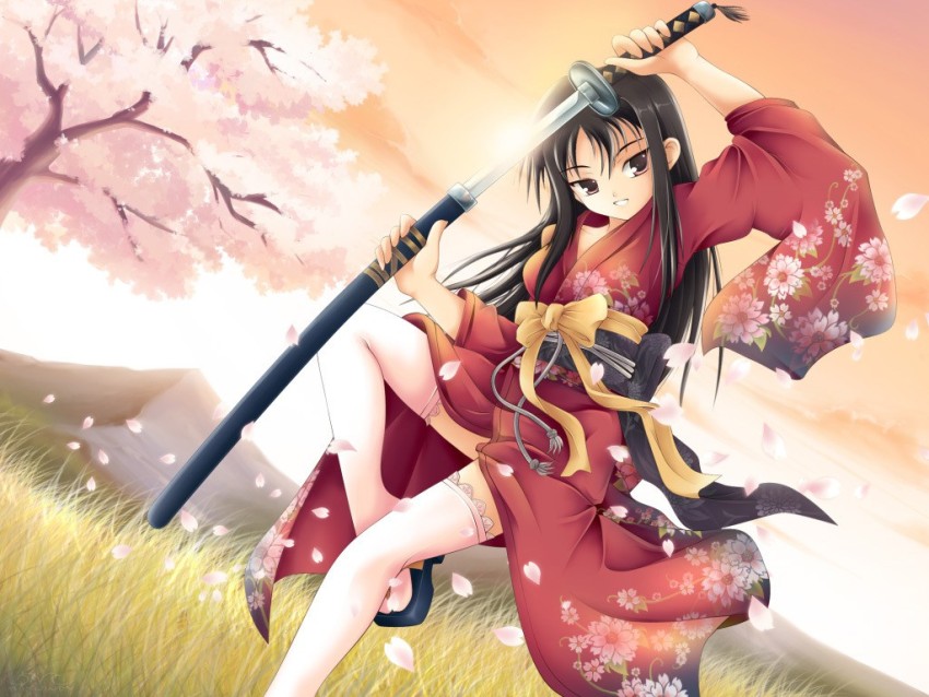 Girl with swords Original anime character 03 Mar 2018Random Anime  Arts rARTs Collection of anime pictures