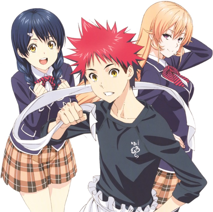 Food Wars! Shokugeki no Soma - Anime - Erina Nakiri & Soma