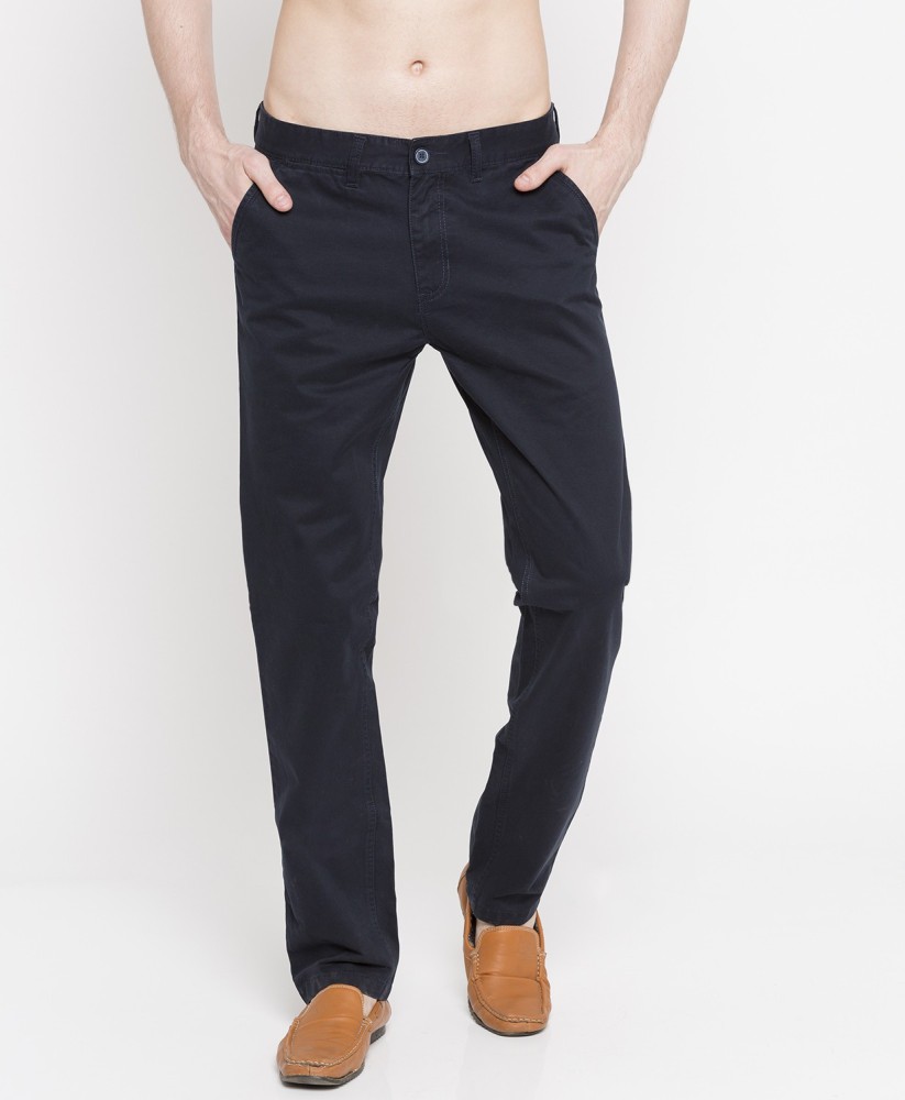 BUFFALO by FBB Regular Fit Men Blue Trousers  Buy BUFFALO by FBB Regular  Fit Men Blue Trousers Online at Best Prices in India  Flipkartcom