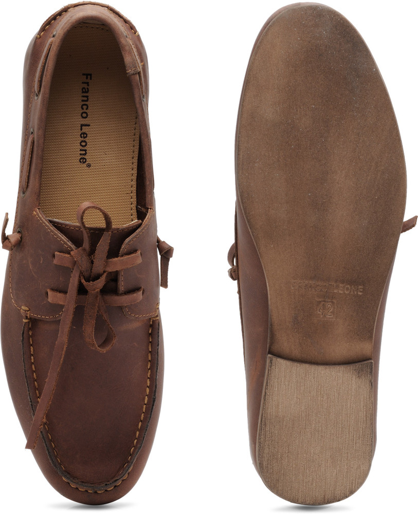 FRANCO LEONE Boat Shoes For Men - Buy 