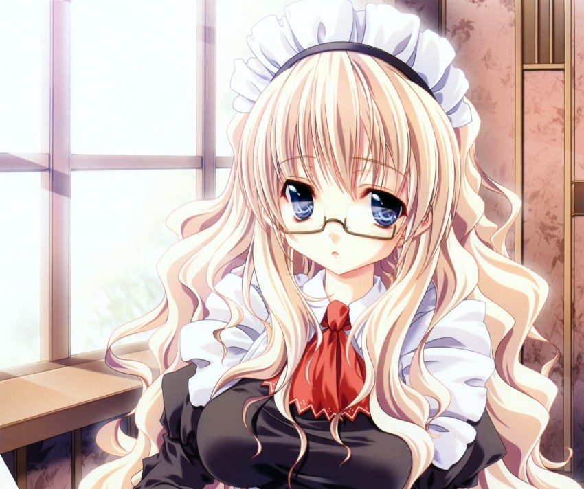 Cute Anime Girl With Glasses Wallpapers  Wallpaper Cave