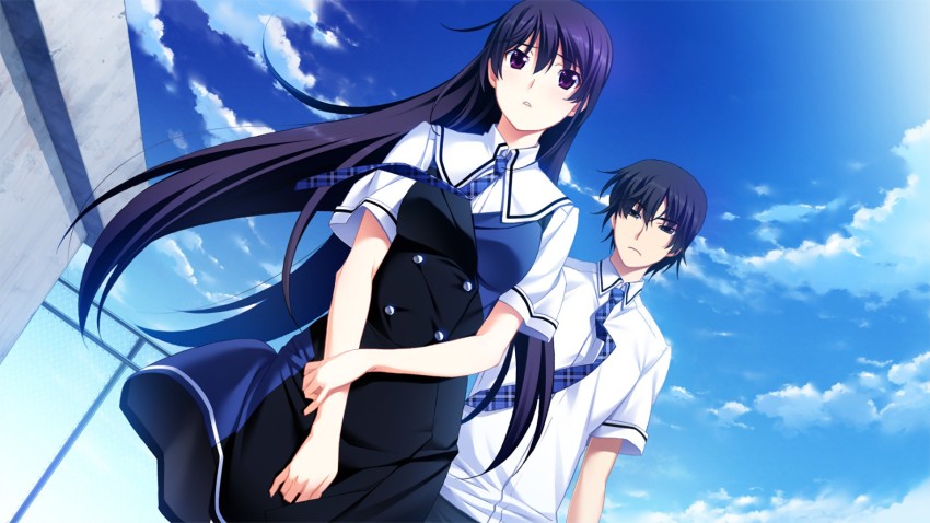 289321 Grisaia No Rakuen Yuuji Kazami Yu Miko Girls Anime PRINT POSTER