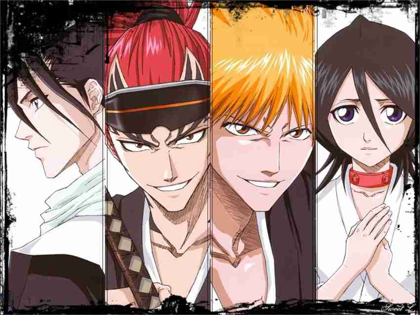 HD wallpaper: Bleach character poster, anime, Kurosaki Ichigo, Abarai Renji