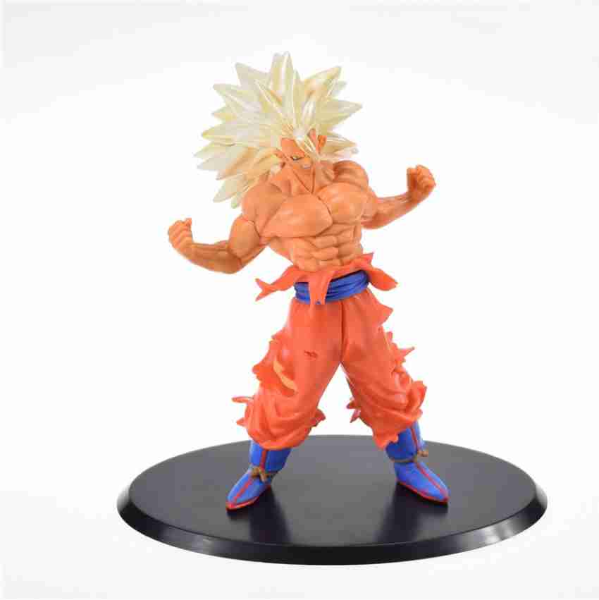 Anime Dragon Ball Z Son Goku Figure White Hair And Black Hair