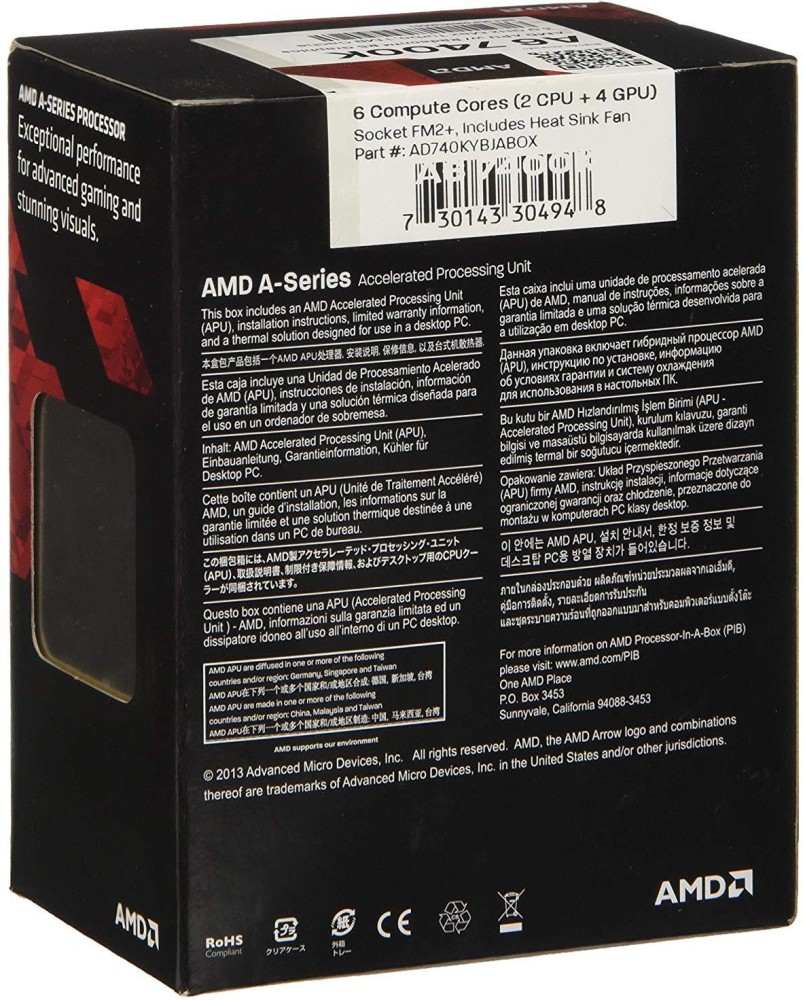 Amd a6 clearance 7400k black edition