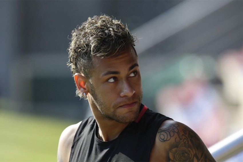 Neymar reveals dodgy Batman logo on head to go with amazing tattoo as he  prepares for clash with Messis Argentina  The Sun