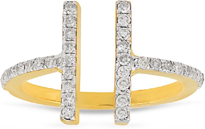 Naissha Naissha Jewels 18k (750) Yellow Gold T Ring 18kt Diamond Yellow  Gold ring Price in India Buy Naissha Naissha Jewels 18k (750) Yellow Gold  T Ring 18kt Diamond Yellow Gold